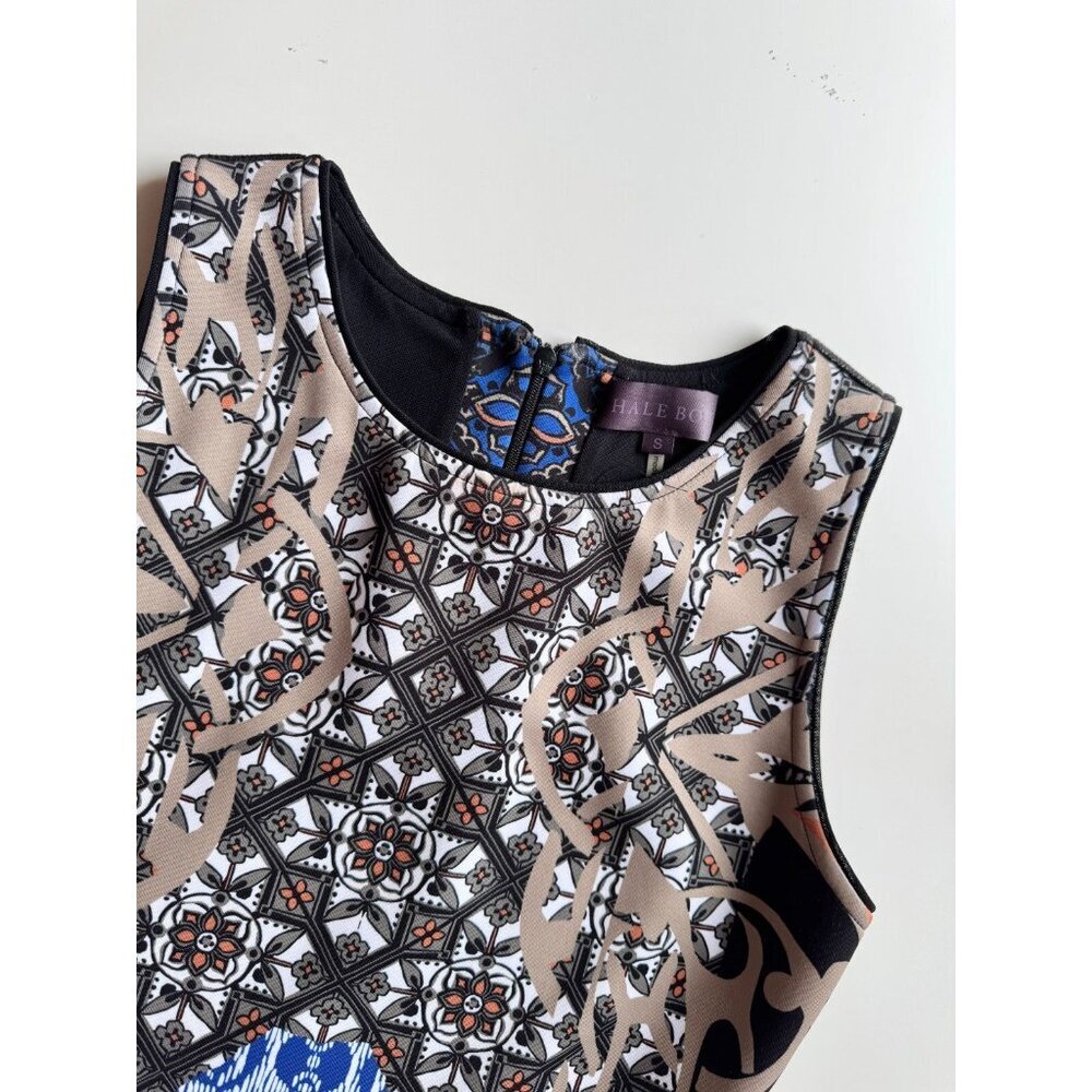 HALE BOB Kaleidoscope Printed Neoprene Sheath Dress, Size S - Picture 8 of 15